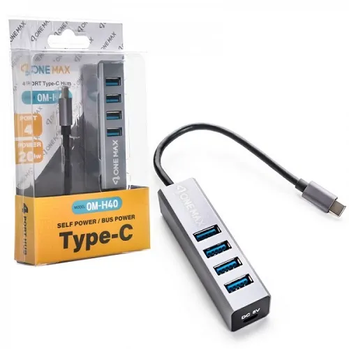 om h40 hub تایپ سی