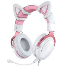 Onikuma Wired Cross Platform RGB Gaming Headset X10 White/Pink